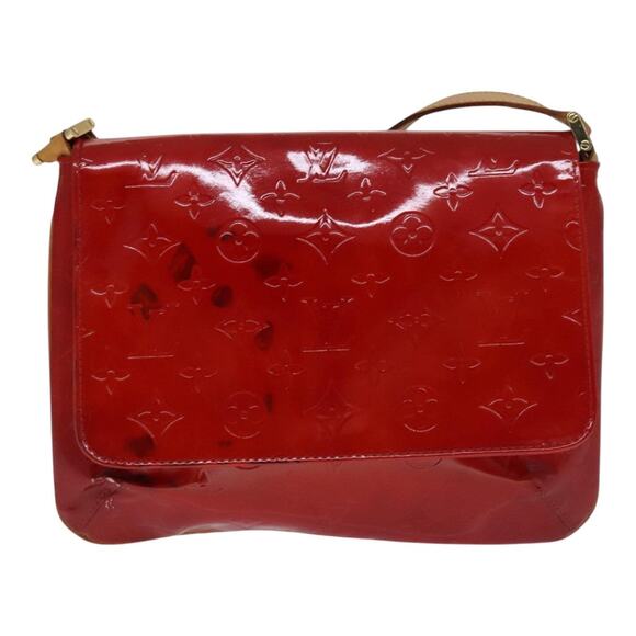 LOUIS VUITTON Monogram Vernis Thompson Street Bag Red M91094 - Picture 2 of 12